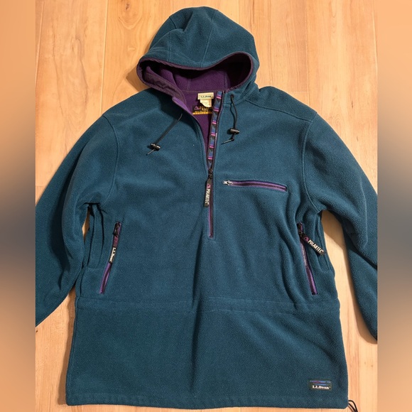 Vintage L.L. Bean Polartec Fleece Windbloc Series Pullover Jacket Size XL - Picture 2 of 11